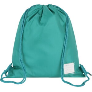 Premium Plain PE Bag In Jade., Pennoweth Primary School, PE Kit