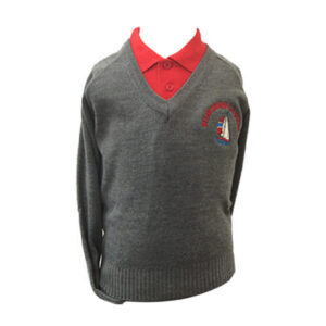 Mylor Bridge C.P. School V-Neck Jumper, Mylor Bridge C.P. School