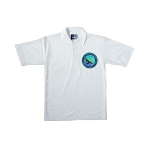 Pensans C.P. School White Polo Shirt, Pensans C.P. School