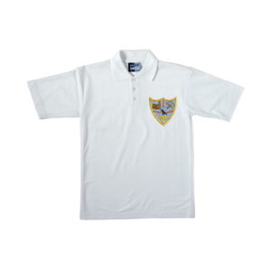 Roskear School White Polo Shirt, Roskear School