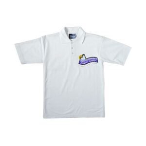 Troon C.P. School White Polo Shirt, Troon C.P. School